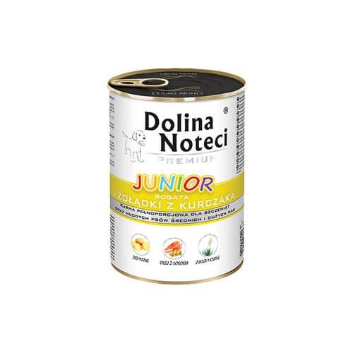 Dolina Noteci Premium Dog Junior Srednje i Velike Rase Pileći Želuci 400g slika 1