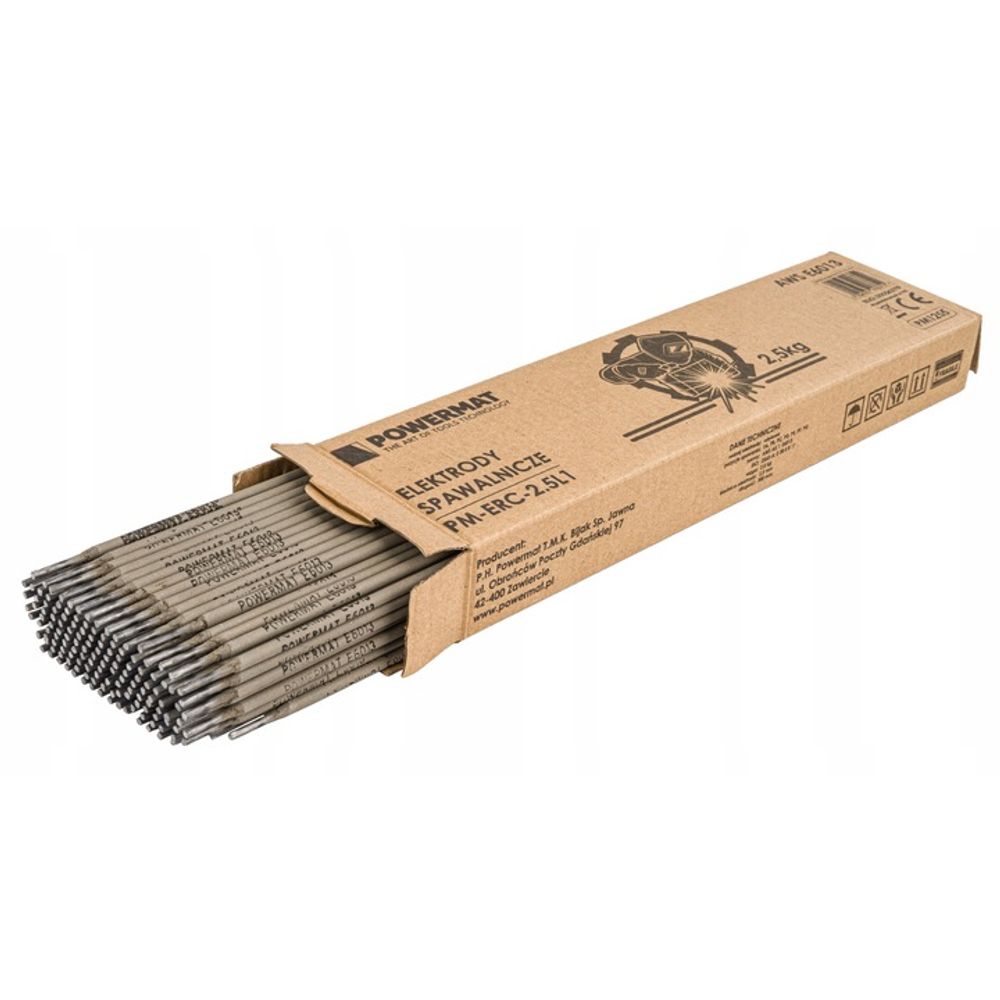 RUTILNE ELEKTRODE ZA ZAVARIVANJE 2,5 mm 2,5 KG MMA ELEKTRODA ZA ZAVARIVANJE PM1255 slika 3
