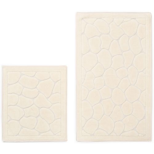 COTTONKT000132 Cream Bathmat Set (2 Pieces) slika 2