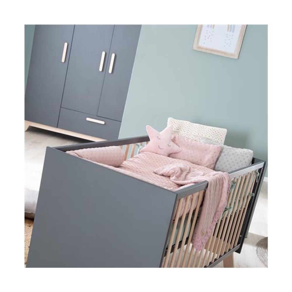Roba Kids Drveni kombinovani krevetac Jara 70x140 cm slika 4