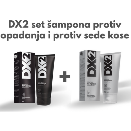 DX2 Set šampona protiv opadanja i protiv sede kose slika 1