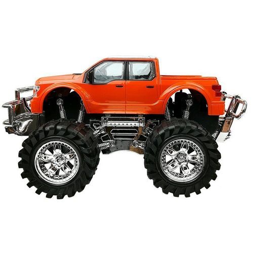 Igračka Monster Truck s prikolicom i BMW-om 58cm crveno - crni slika 5