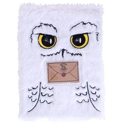 Harry Potter Hedwig A5 plush notebook slika 3