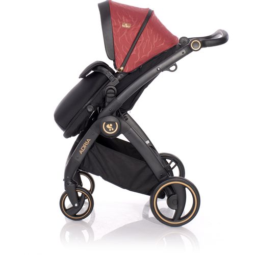 LORELLI ADRIA Kolica Black/Red 2u1 SET: Košara + Putna Torba + Zimska Navlaka (do 15 kg) slika 6