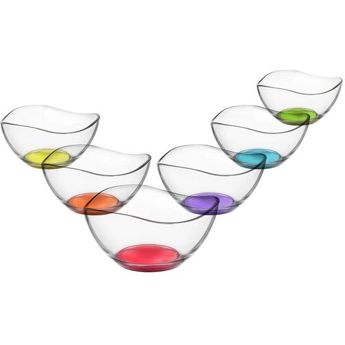 LV-VIR261 PT068FC Multicolor Glass Bowl Set (6 Pieces) slika 2