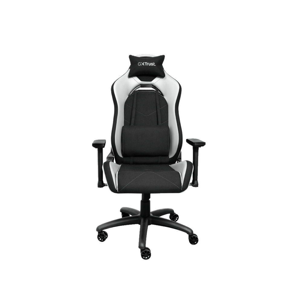 Trust GXT 714W gaming stolica RUYA, bijela, udobna, podesiv ergonomska, eko materijal slika 4