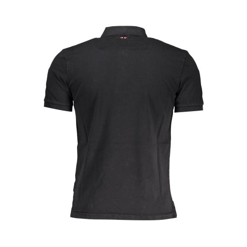 NAPAPIJRI POLO SHORT SLEEVE MAN BLACK slika 2