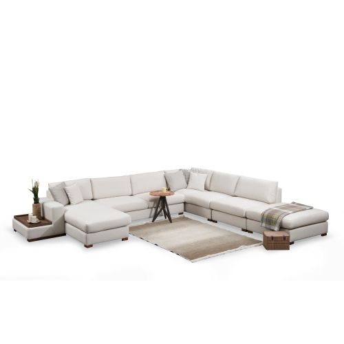 Ugaona garnitura Atelier Del Sofa Loop 11 Beige slika 6