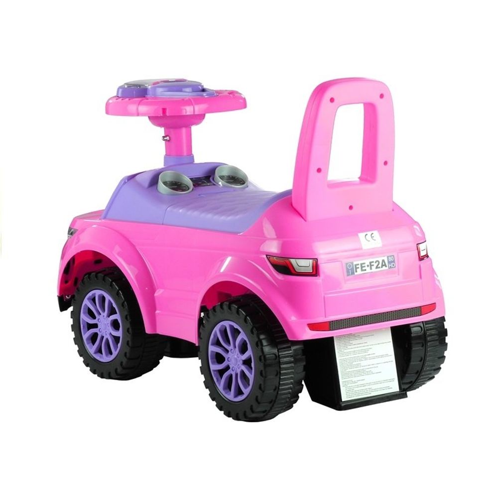 Dječja guralica auto 613W rozi slika 3