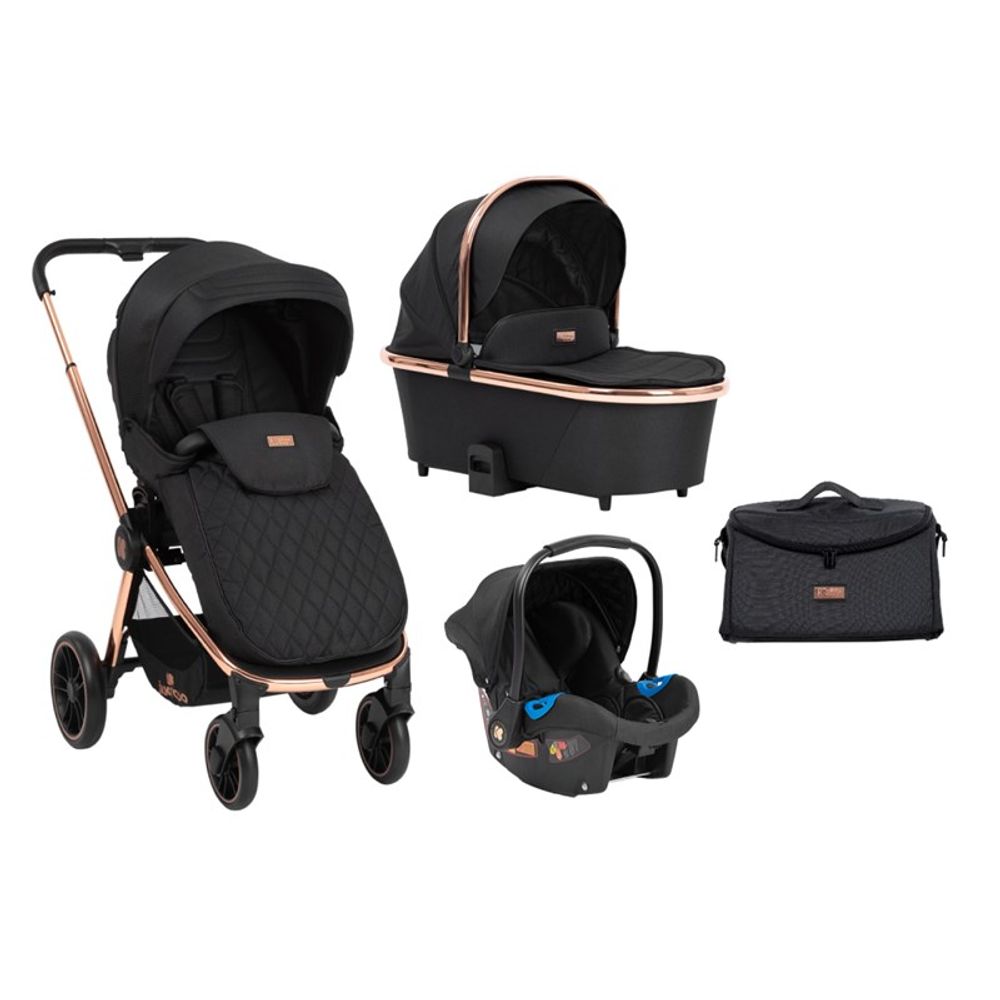 Kikka Boo Kolica Vicenza 3U1 Premium, Black slika 1