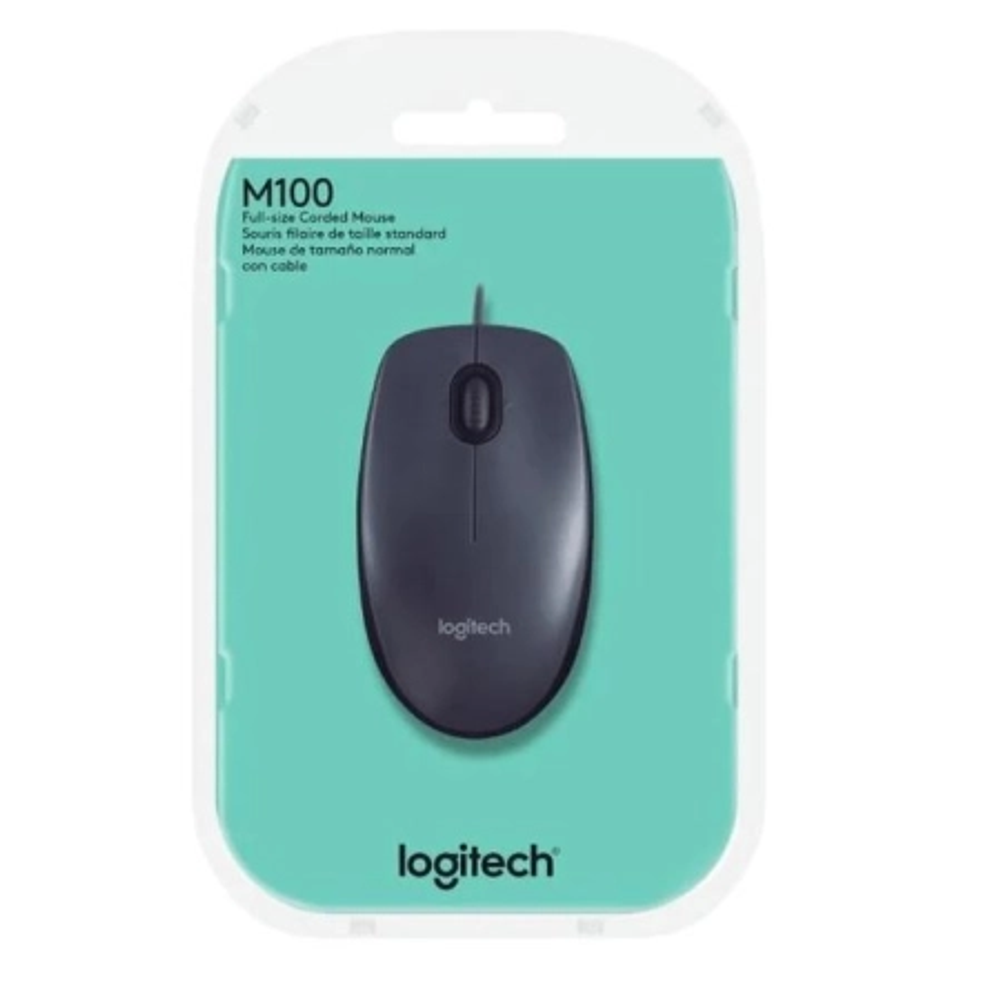 Logitech Miš M100 Black slika 4
