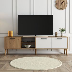 TV komoda Exxen - 1585 u belom hrastu