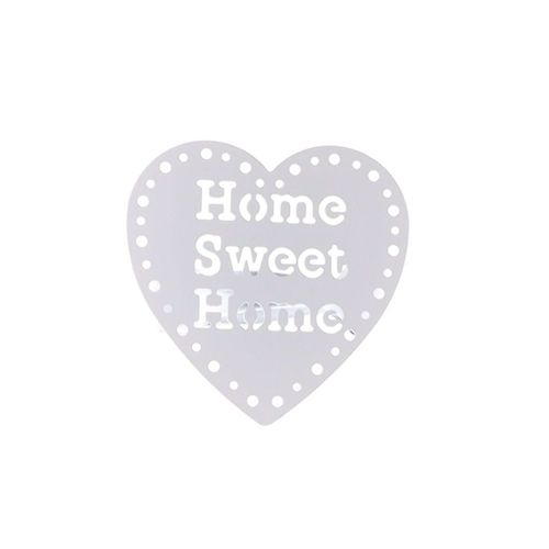 Luance Gm Home Sweet Home šnala za zavese x2 metal L sjajno bela 3098102 slika 1