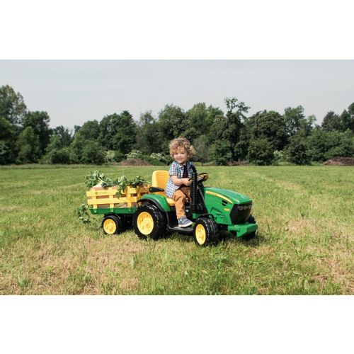 PEG PEREGO John Deere GROUND FORCE sa prikolicom slika 5