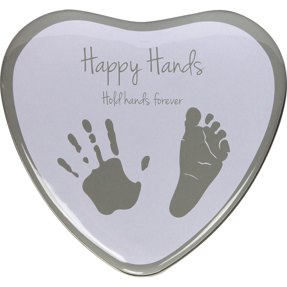 Dooky poklon set Okvir Happy Hands 2D Heart Shape - Silver White slika 1