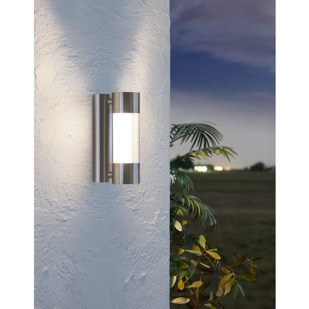 Eglo Robledo Vanjska Zidna Lampa, LED, 2x3,7W, Inox/Plastika slika 9