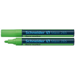 Flomaster Schneider Deco Marker Maxx 265 tekuća kreda 2-3 mm svijetlozeleni S126511