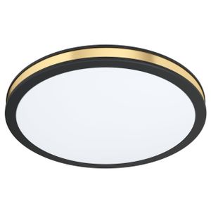 Eglo Pescaito zidna/stropna/1, led, 12w, 1350lm, prom 280, crna/zlatna/čelik 