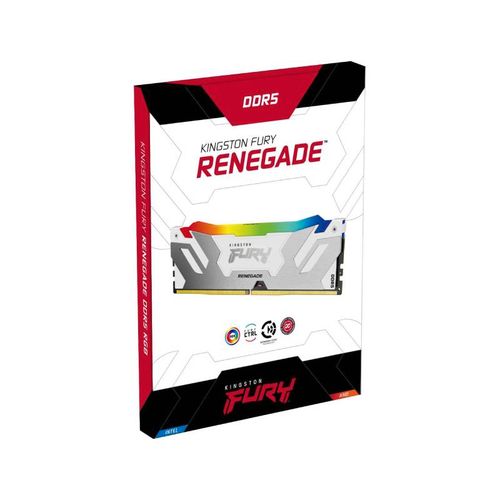 KINGSTON DIMM DDR5 16GB 7200MT/s KF572C38RWA-16 Fury Renegade RGB White XMP slika 3