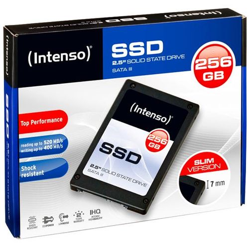 (Intenso) SSD Disk 2.5", 256GB kapacitet, SATA III TOP - SSD-SATA3-256GB/Top slika 3