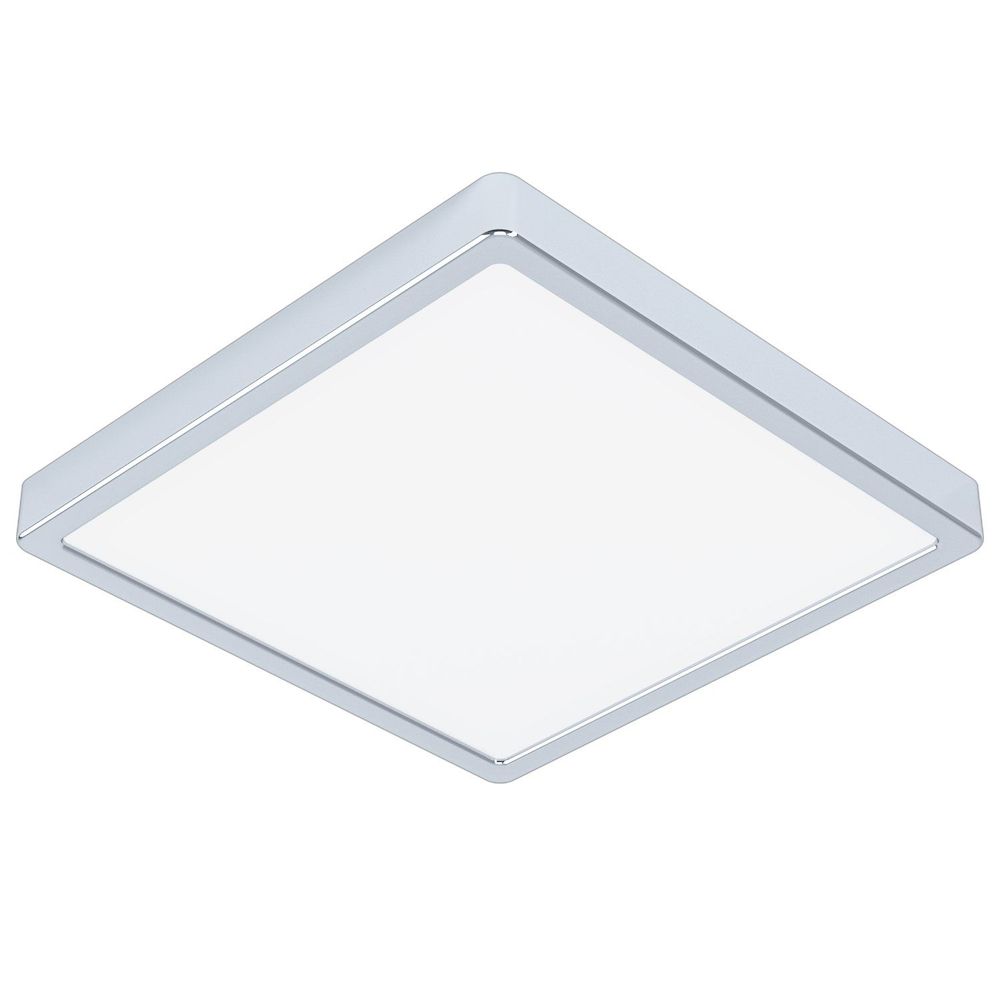Eglo Fueva 5 nadgradna led, 20w, 2300lm, ip44, 285x285, bijela/krom/plastika  slika 1