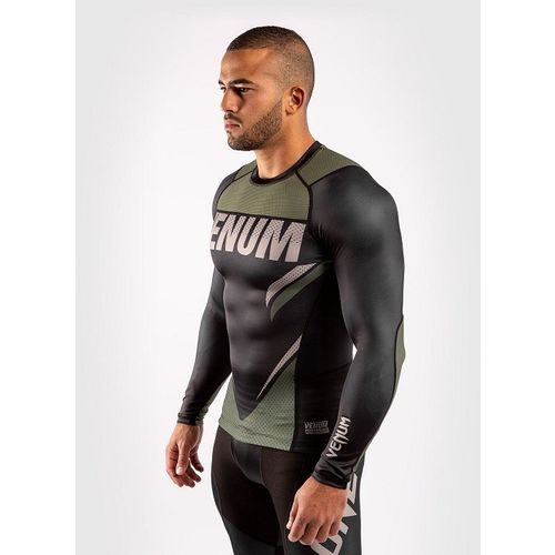 Venum ONE FC Impact Rashguard DR Crno/Khaki L slika 3