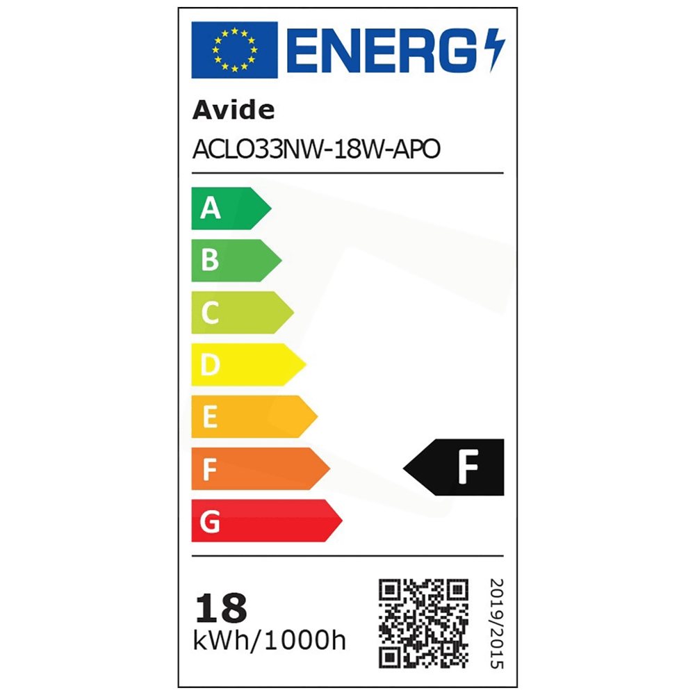 Avide Plafonjera LED, Apollo, 18W, 1600 lm, 4000K, IP20 - ACLO33NW-18W-APO slika 3