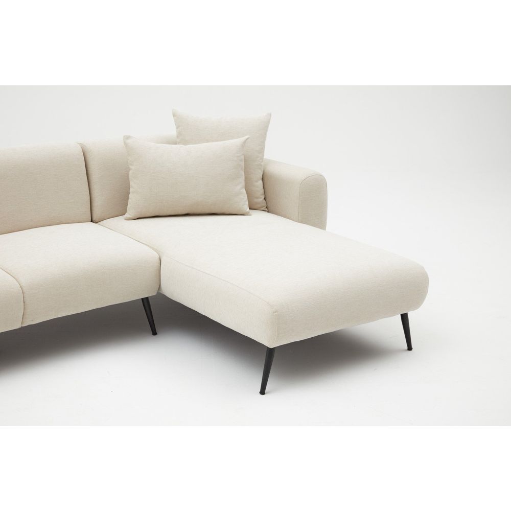 Krevetna Sofa - Desni Kutak u Krem Boji slika 8