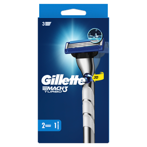 Gillette brijač Mach3 Turbo + 2 patrone