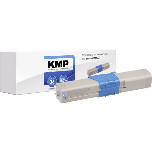 KMP toner zamijenjen OKI 44469706 kompatibilan cijan 2000 Stranica O-T28 slika 1