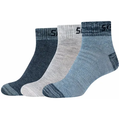 Skechers 3ppk men mesh ventilation quarter socks sk42025-5300 slika 1