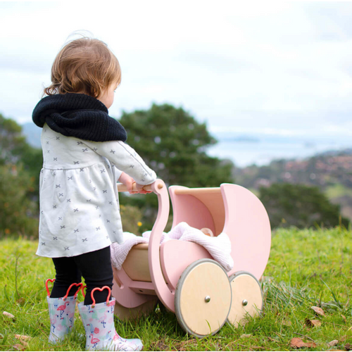Kinderfeets kolica za bebe i hodalica Pram Walker Rose slika 10