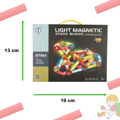 Svjetlosni magnetni oblici 76 elemenata slika 3
