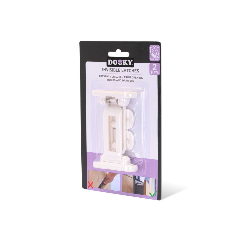 Dooky zaštita Invisible Latches 2 kom - White slika 5