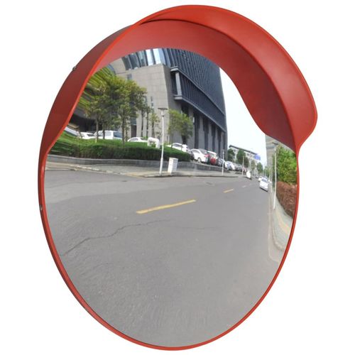 Konveksno vanjsko prometno ogledalo od PC plastike narančasto 60 cm slika 6