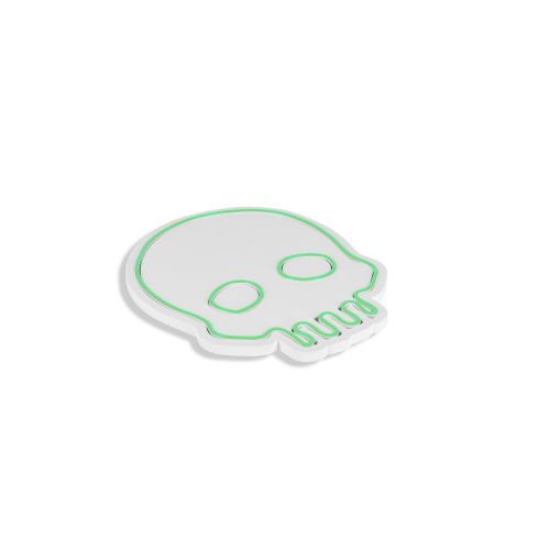 Wallity Ukrasna plastična LED rasvjeta, Skull - Green slika 5