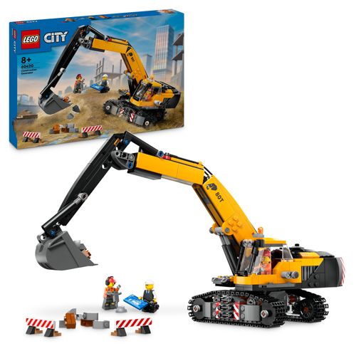 LEGO® CITY 60420 Žuti građevinski bager slika 3