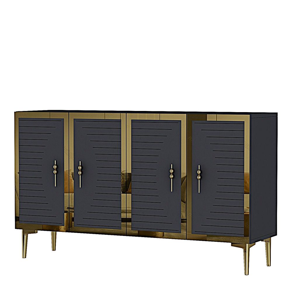 Console Tuna 120 - Anthracite i Gold slika 7