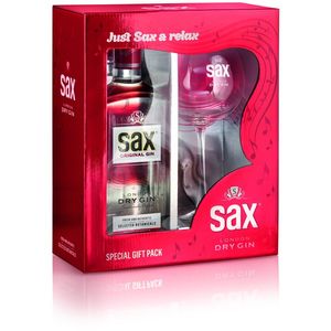 Sax Gin u kutiji s Gin čašom