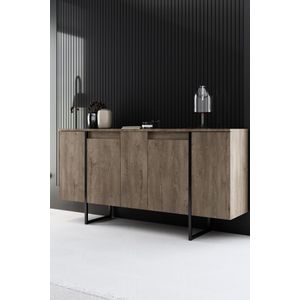 Luxe - Walnut, Black WalnutBlack Console