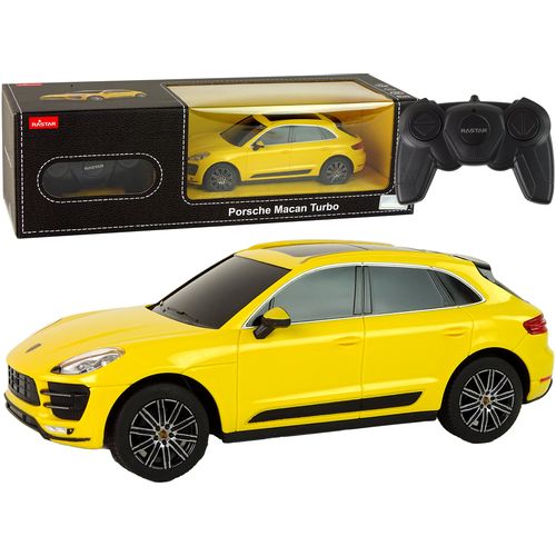 Rastar Porsche Macan Turbo 1:24 žuti slika 1