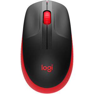 LOGITECH M190 bežični miš, crveni