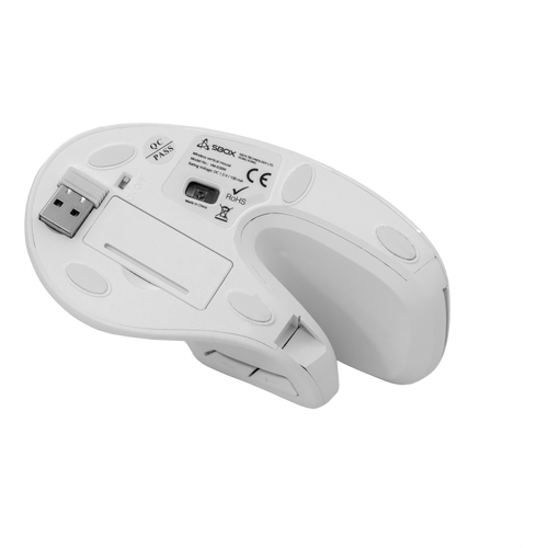 Sbox miš VM-838W Vertical Wireless - Bijeli slika 5