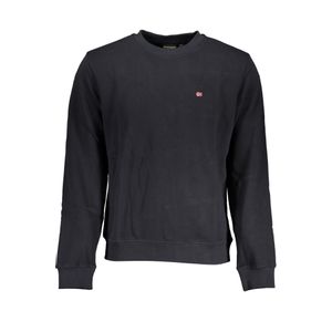 NAPAPIJRI MEN'S BLACK ZIPLESS SWEATSHIRT