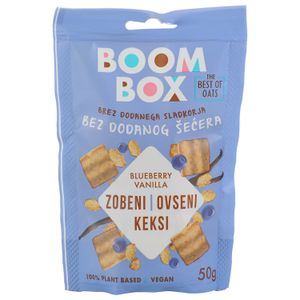 Boom Box Zobeni keksi borovnica vanilija 50g