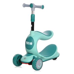 Lorelli Romobil sa svjetlećim točkovima Trio 2U1, Blue-Green
