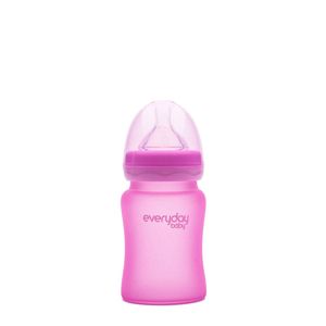 Everyday Baby staklena bočica reagira na toplinu, 150 ml Healthy +, Roza