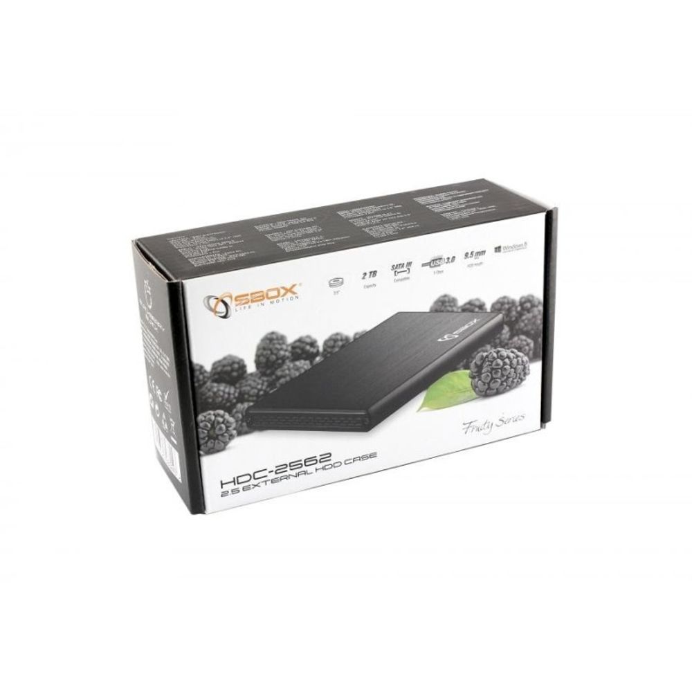SBOX HDD kućište HDC-2562 / USB-3.0, crno slika 3