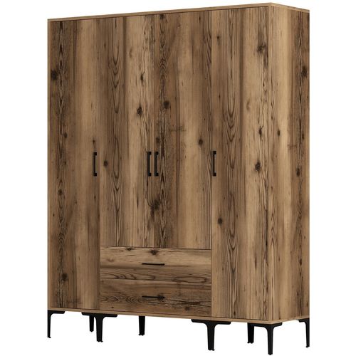 Kumsal STS - Walnut Walnut Wardrobe slika 5