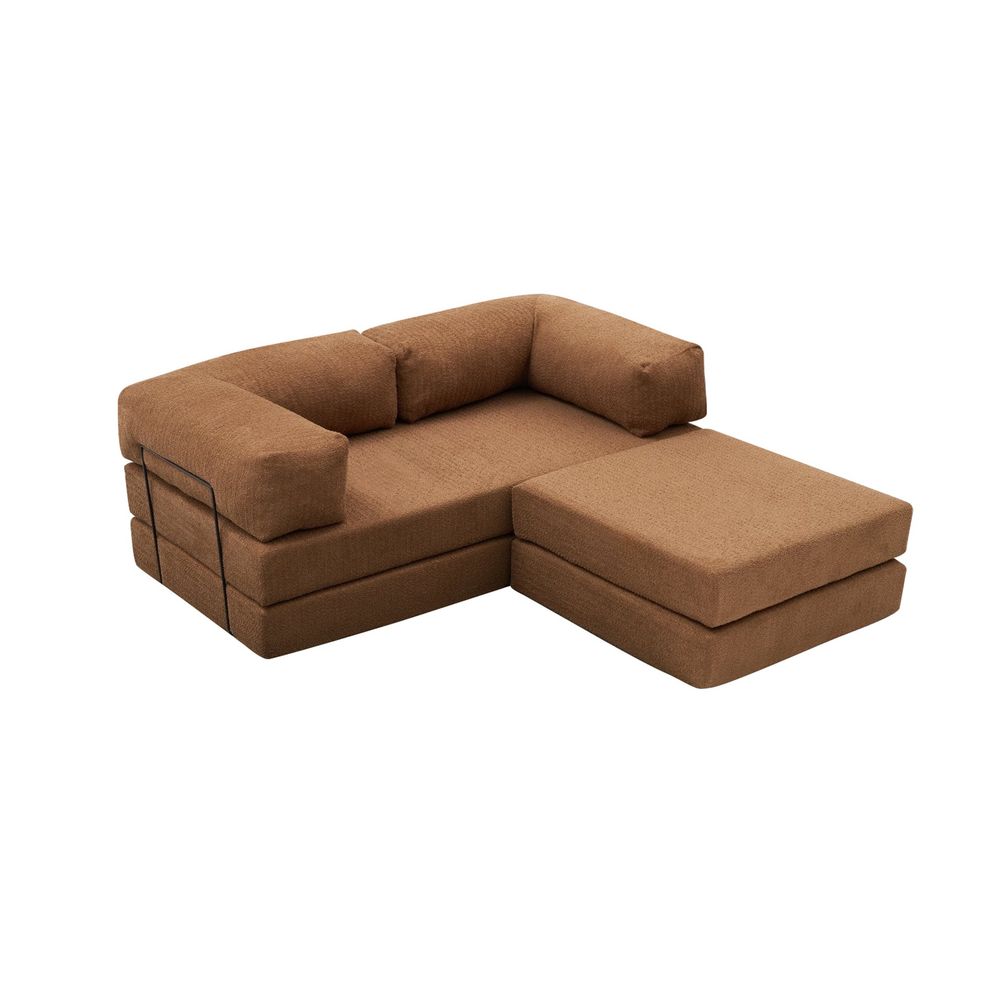 Comfort Mini - Smeđi Ugaoni Sofa slika 7